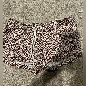 Animal print shorts